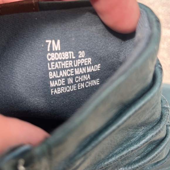 Cobb Hill Leather Slouch Heeled Ankle Boots Dark Teal Size 7 Great Condition - Picture 5 of 10